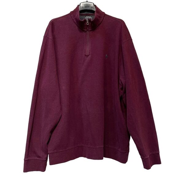 POLO RALPH LAUREN Men’s Zip Neck Cotton Pullover XXL - Picture 1 of 7